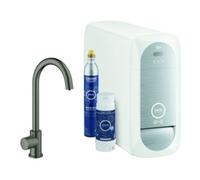 Grohe Grohe Mitigeur évier Blue Home hd graphite brossé, kit mono-starter Quantité:1