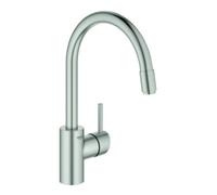 Grohe Grohe Mitigeur évier Concetto 1/2", bec haut, aérateur laminaire, chromé Quantité:1