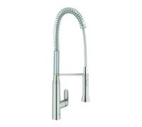 Grohe K7 - Mitigeur d'évier avec bras flexible, supersteel 32950DC0
