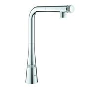Grohe Grohe Mitigeur évier Zedra SmartC bec extractible, jet laminaire, chrome Quantité:1
