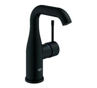 Grohe Grohe Mitigeur lavabo Essence 1/2", taille M, corps lisse, noir fantôme Quantité:1