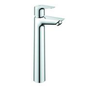 Grohe Grohe Mitigeur lavabo monocommande BauEdge 1/2", XL, sans garniture, corps lisse, chrome Quantité:1