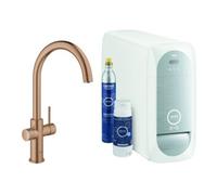 Grohe Grohe Mitigeur monocommande évier Blue Home warm suns, kit de démarrage C-sortie Quantité:1