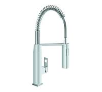 Grohe Grohe Mitigeur monocommande évier Eurocube chrome, douchette professionnelle extractible Quantité:1
