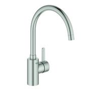 Grohe Grohe Mitigeur monocommande évier Eurosmart Cosmopolitan 1/2", bec haut, supersteel Quantité:1