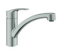 Grohe Grohe Mitigeur monocommande évier Eurosmart SuperSteel, bec plat pivotant Quantité:1