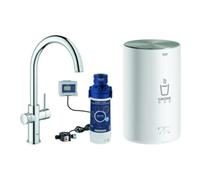 Grohe Grohe Mitigeur monocommande évier Red Duo chrome, taille M, avec chauffe-eau Quantité:1