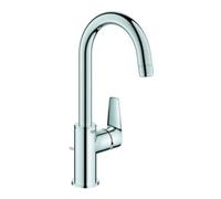 Grohe Grohe Mitigeur monocommande lavabo BauEdge 1/2", L, sortie m avec cache, chrome Quantité:1
