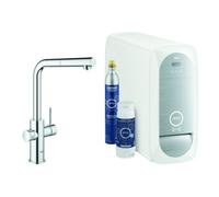 Grohe Grohe Mitigeur monotrou évier Blue Home c, bec en L, démarrage K, bec M amovible Quantité:1