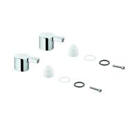 Grohe Grohe Paire de poignées 48316 Marquage bleu/rouge pour Lineare chrome Quantité:1