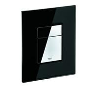 Grohe Grohe Plaque de recouvrement 42369 avec bouton-poussoir noir velours Quantité:1
