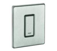 Grohe Grohe Plaque de recouvrement 42377 avec bouton-poussoir acier inoxydable Quantité:1