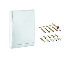 Grohe Grohe Plaque de recouvrement 43179 complète pour chasse d'eau murale blanc alpin Quantité:1