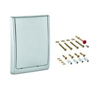 Grohe Grohe Plaque de recouvrement 43179 complète pour chasse d'eau WC encastrée murale chrome mat Quantité:1