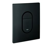 GROHE Bouton de chasse d'eau pour WC Arena Cosmopolitan 38844KF0 noir fantôme montage vertical