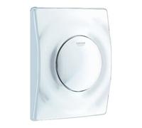 GROHE Plaque de déclenchement Surf – avec bouton-poussoir – Blanc alpin 37018SH0