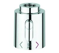 Grohe Atrio Poignée de réglage de température pour mitigeur thermostatique chromée, 06676000,