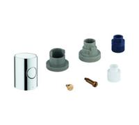 Poignée de réglage de débit EcoButton pour mitigeurs thermostatiques Grohtherm 1000 Cosmopolitan, chrome (G47984000)