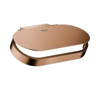 GROHE Porte-papier toilette Selection 41069DL0 avec couvercle fixation murale Warm Sunset brossé