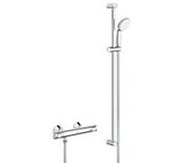Grohe Grohe Precision Flow thermostat de douche 34842000 chromé , apparent, avec set de douche Vitalio Go