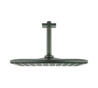Grohe Rainshower douche à effet de pluie avec bras 31x31 cm carrée Brushed Hard Graphite 26566AL0