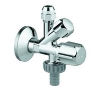 Grohe Grohe Robinet d'arrêt d'angle combiné 1/2", chrome, non auto-étanche Quantité:1