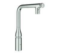 Grohe Grohe Robinet mitigeur de cuisine Essence SmartControl 31892 douchette double supersteel Quantité:1