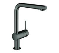 Grohe Grohe Robinet mitigeur évier Minta hd graph., douchette extractible double, bec L Quantité:1