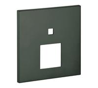Grohe Grohe Rosette 48431 carrée pour EHM-FMS avec commutateur 2 voies graphite brossé Quantité:1