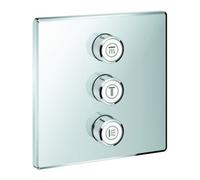 Grohe Grohe Set complet Grohtherm Smartcontrol chrome, carré, valve encastrée 3 voies Quantité:1