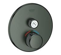 Grohe Grohe Set complet Grohtherm Smartcontrol h graph. mat, rond, UP-THM, 1 robinet d'arrêt Quantité:1
