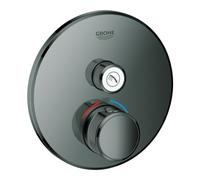 Grohe Grohe Set complet Grohtherm Smartcontrol hd graphite, rd, UP-THM, 1 vanne d'arrêt Quantité:1