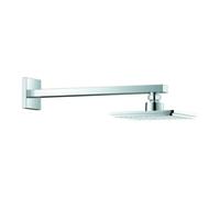 GROHE Douche à effet de pluie Euphoria Cube 15,2x15,2cm carrée StarLight Chrome 26073000, bras 286mm