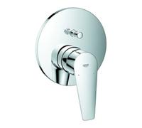 Grohe Grohe Set de montage prêt BauEdge Mitigeur monocommande baignoire encastré, chrome Quantité:1
