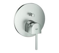 Grohe Grohe Set de montage prêt PLUS Mitigeur bain encastré, commutation auto, supersteel Quantité:1