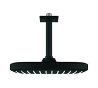 Grohe Grohe Set de pommeau Tempesta 250 Cube, sortie plafond 14,2 cm, 1 jet, noir mat Quantité:1
