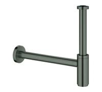 GROHE Siphon de lavabo en bouteille 28912AL0 – Laiton, Graphite dur brossé, 1 1/4"