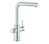 Grohe Blue Pure Mitigeur de cuisine Minta pour système de filtration de l’eau, extractible, pivotant, 30590000, Minta