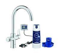 Grohe Grohe Starter Kit Blue Pure BauCurve 30581 C-Pommeau S-Filtre chrome Quantité:1