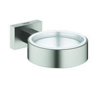 GROHE Support Essentials Cube 40508DC1 supersteel pour verre et distributeur de savon/bol