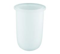 Grohe Bau Cosmopolitan verre de remplacement 40393000 pour ensemble de brosses de toilettes, blanc satiné