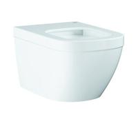 Grohe Grohe WC mural, cuvette suspendue à chasse profonde Euro, céramique sans rebord, sortie horizontale, blanc alpin Quantité:1