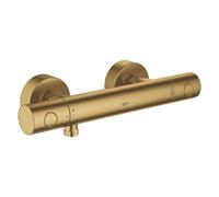 GROHE Mitigeur thermostatique douche mural Grohtherm 1000 Cosmopolitan M Cool Sunrise brossé 34065GN2