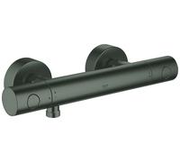 Grohe Grohtherm 1000 Cosmopolitan - Mitigeur thermostatique de douche, graphite foncé brossé 34065AL2