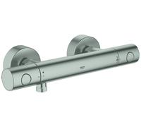 GROHE Mitigeur thermostatique de douche mural Grohtherm 1000 Cosmopolitan M SuperSteel 34065DC2