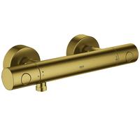 GROHE Mitigeur thermostatique douche mural Grohtherm 1000 Cosmopolitan M Cool Sunrise brossé 34065GN2