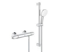 Grohe Grohtherm 1000 mitigeur bain 34820005 avec set de douche 600mm, chromé