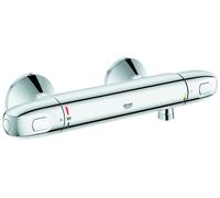 GROHE Mitigeur thermostatique de douche Grohtherm 1000 avec raccords chromés 34814003