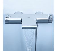 Grohe Grohtherm 2000 Mitigeur thermostatique de baignoire en applique, 34174001,