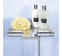 Grohe Grohtherm 2000 mitigeur thermostatique pour bain, portée 172mm, tablette de douche GROHE EasyReach incluse, 34464001